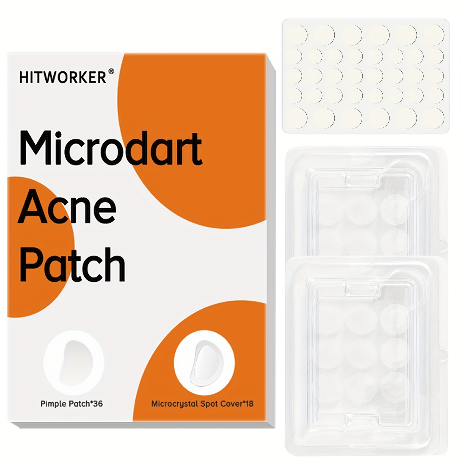 Skincare Routine - 60PCS Pimple Patches with Microcrystal Spot