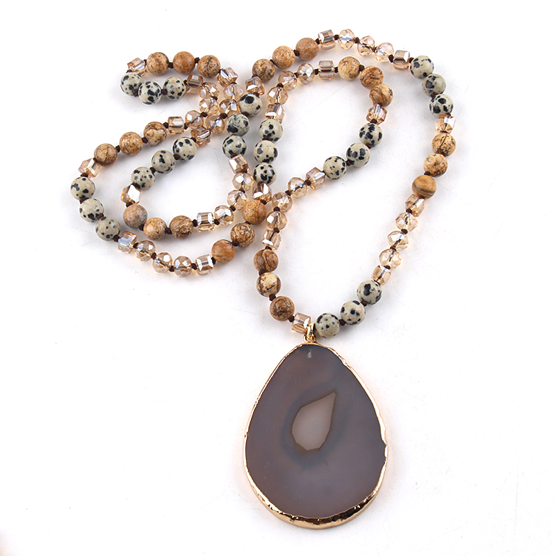 Skincare Rh - RH Fashion Boho Beaded Necklace 8mm
