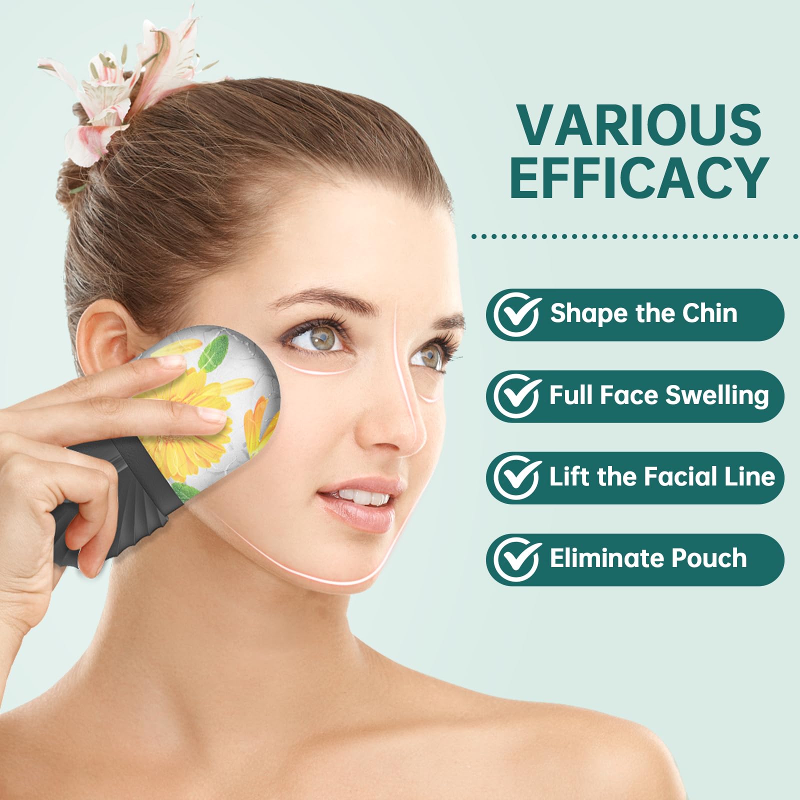 1/2/3pcs Ice Face Roller Facia - огляд і ціна Skincare Routine